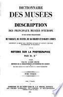 Dictionnaire des musées