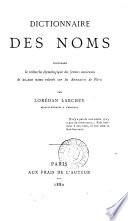Dictionnaire des noms