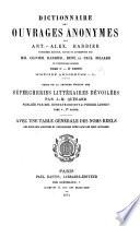 Dictionnaire des ouvrages anonymes,