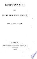 Dictionnaire des peintres espagnols