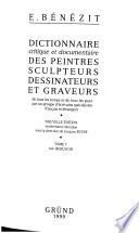 Dictionnaire des peintres, sculpteurs, dessinateurs et graveurs