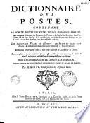 Dictionnaire des postes, contenant le nom de toutes les villes, bourgs, paroisses, abbayes... du royaume de France & du duché de Lorraine,... Différentes observations utiles à tous ceux qui sont en commerce de Lettres... Par M. Guyot,...