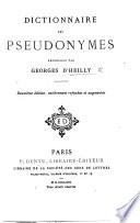 Dictionnaire des Pseudonymes