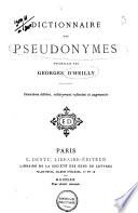 Dictionnaire des pseudonymes