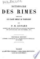 Dictionnaire des rimes