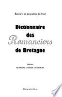 Dictionnaire des romanciers de Bretagne