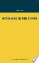 Dictionnaire des rues de Paris