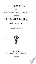 Dictionnaire des sciences médicales