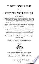 Dictionnaire des Sciences Naturelles
