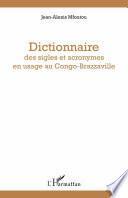 Dictionnaire des sigles et acronymes en usage au Congo-Brazzaville