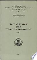 Dictionnaire des Troyens de l'Iliade