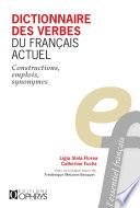 Dictionnaire des verbes du français actuel