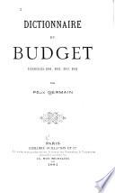 Dictionnaire du budget
