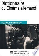 Dictionnaire du Cinéma allemand