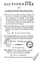 Dictionnaire du Jardinier français