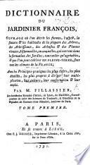 Dictionnaire du jardinier françois
