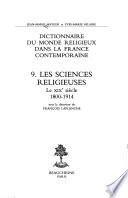 Dictionnaire du monde religieux dans la France contemporaine