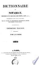 Dictionnaire du notariat