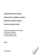 Dictionnaire du theatre en Suisse