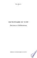 Dictionnaire du vote