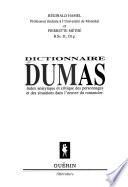 Dictionnaire Dumas
