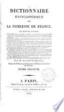 Dictionnaire encyclopédique de la noblesse de France