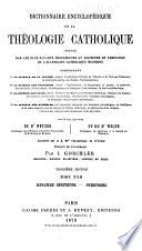 Dictionnaire encyclopédique de la thélogie catholique