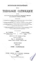 Dictionnaire encyclopédique de la thélogie catholique