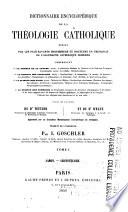 Dictionnaire encyclopédique de la théologie catholique