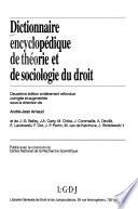 Dictionnaire encyclopédique de théorie et de sociologie du droit