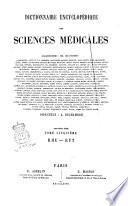 Dictionnaire Encyclopedique des Sciences Medicales