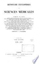 Dictionnaire encyclopédique des sciences médicales