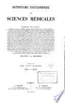 Dictionnaire encyclopédique des sciences médicales