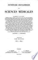 Dictionnaire encyclopédique des sciences médicales