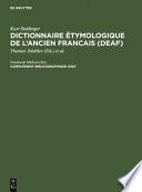 Dictionnaire étymologique de l'ancien français