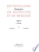 Dictionnaire français de médecine et de biologie