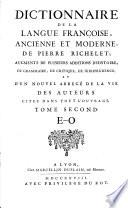 Dictionnaire françois