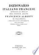 Dictionnaire françois-italien