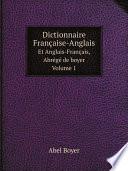 Dictionnaire Fran?aise-Anglais