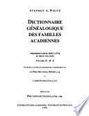 Dictionnaire généalogique des familles acadiennes: H-Z