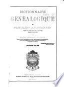 Dictionnaire généalogique des familles canadiennes