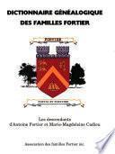 Dictionnaire généalogique des familles Fortier