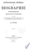 Dictionnaire général de biographie contemporaine française et étrangère