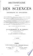 Dictionnaire général des sciences théoriques et appliquées
