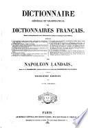 Dictionnaire général et grammatical des dictionnaires français