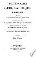Dictionnaire géographie universel