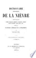 Dictionnaire géographique de la nièvre