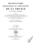Dictionnaire géographique et administratif de la France et de ses colonies