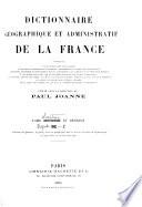 Dictionnaire géographique et administratif de la France ...