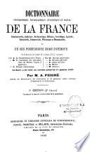 Dictionnaire géographique, topographique, statistique et postal de la France,... et de ses possessions hors d'Europe